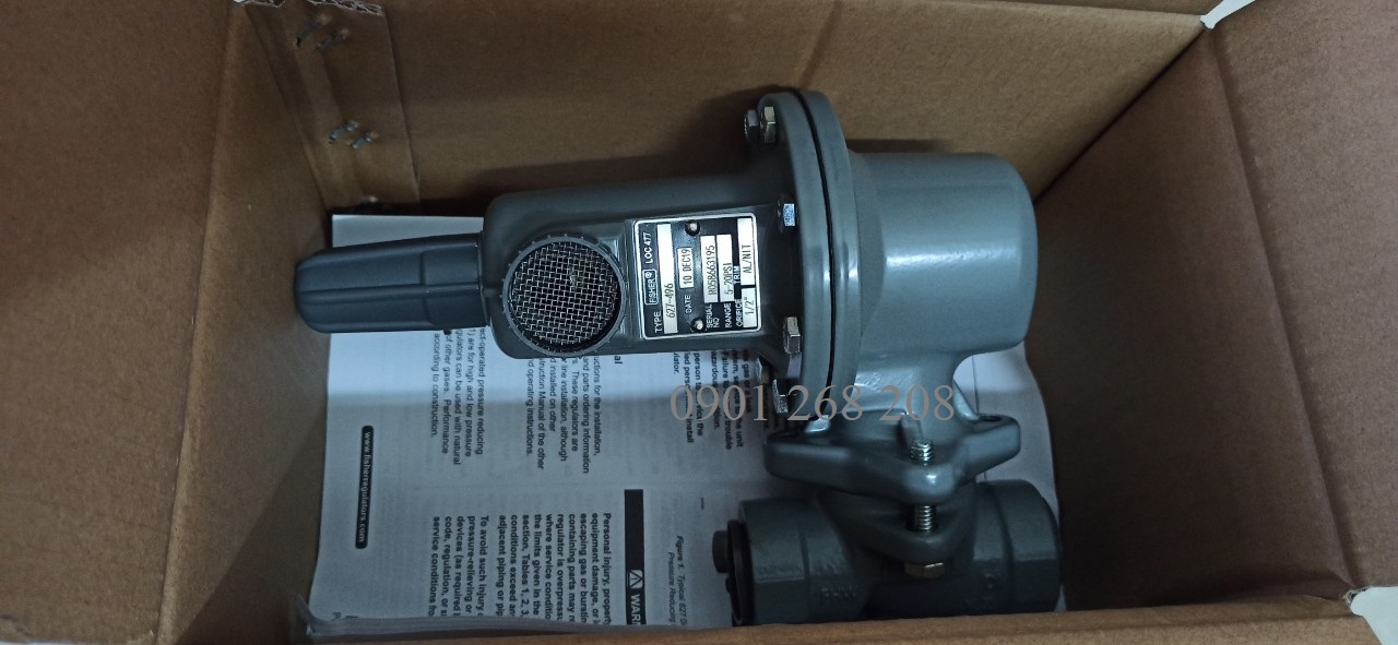 van điều áp câp một 215 kg/h fisher type 627-496